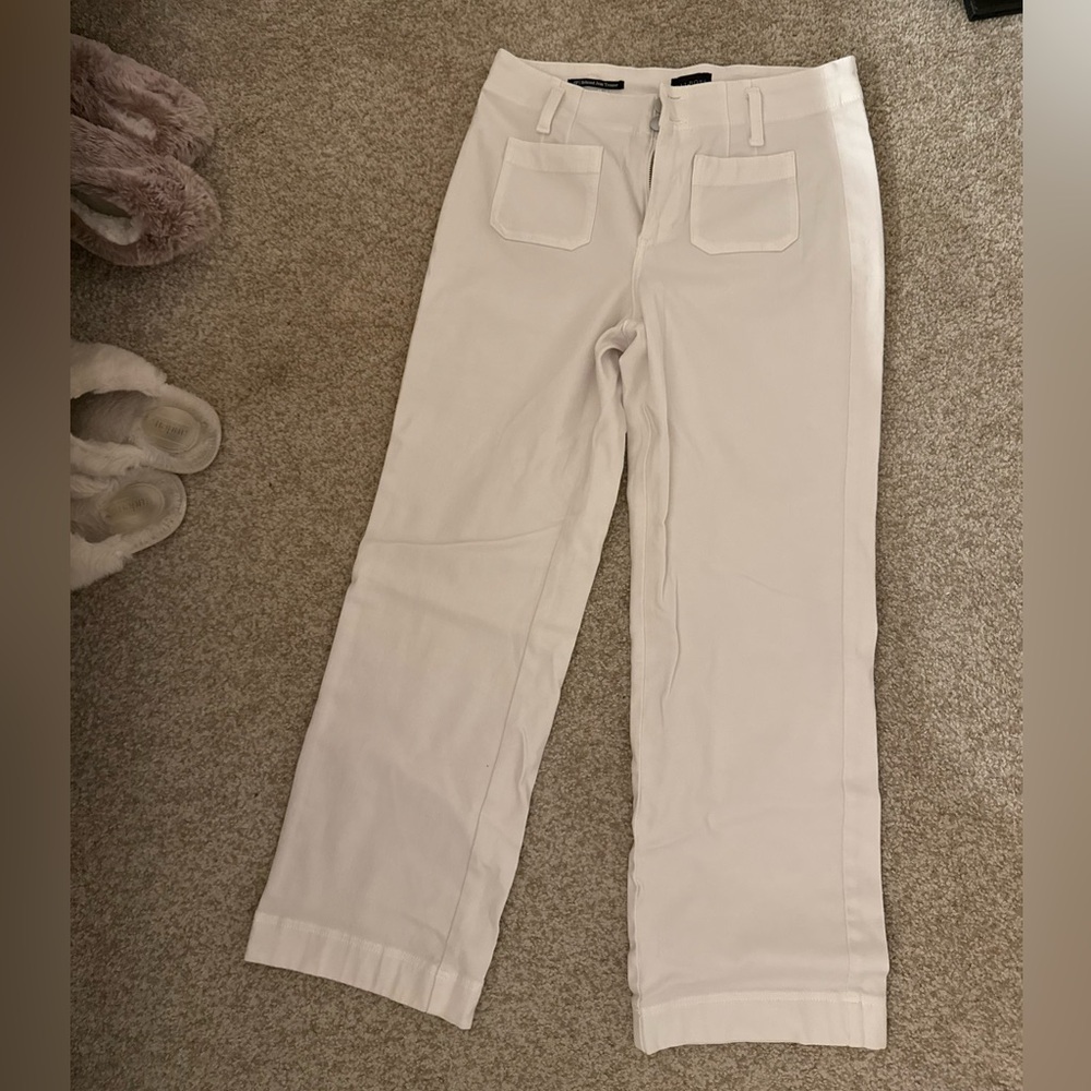 Talbots Relaxed Jean Trouser Cream